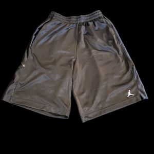 NIKE AIR JORDAN SHORTS BLACK 11.5" SIZE LARGE
